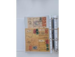 1920/23, umfangreiche Sammlung mit über 4600 Briefen, Karten und Ganzsachen. Dabei interessante Frankaturen, Blockeinheiten, 