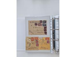 1920/23, umfangreiche Sammlung mit über 4600 Briefen, Karten und Ganzsachen. Dabei interessante Frankaturen, Blockeinheiten, 