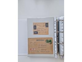 1920/23, umfangreiche Sammlung mit über 4600 Briefen, Karten und Ganzsachen. Dabei interessante Frankaturen, Blockeinheiten, 