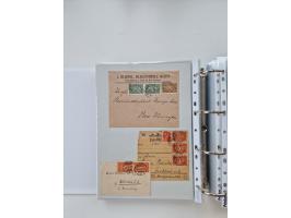 1920/23, umfangreiche Sammlung mit über 4600 Briefen, Karten und Ganzsachen. Dabei interessante Frankaturen, Blockeinheiten, 