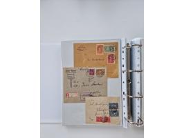 1920/23, umfangreiche Sammlung mit über 4600 Briefen, Karten und Ganzsachen. Dabei interessante Frankaturen, Blockeinheiten, 