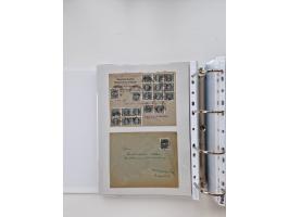 1920/23, umfangreiche Sammlung mit über 4600 Briefen, Karten und Ganzsachen. Dabei interessante Frankaturen, Blockeinheiten, 