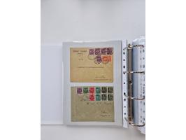 1920/23, umfangreiche Sammlung mit über 4600 Briefen, Karten und Ganzsachen. Dabei interessante Frankaturen, Blockeinheiten, 