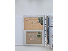 1920/23, umfangreiche Sammlung mit über 4600 Briefen, Karten und Ganzsachen. Dabei interessante Frankaturen, Blockeinheiten, 