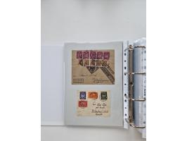 1920/23, umfangreiche Sammlung mit über 4600 Briefen, Karten und Ganzsachen. Dabei interessante Frankaturen, Blockeinheiten, 