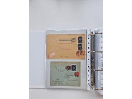 1920/23, umfangreiche Sammlung mit über 4600 Briefen, Karten und Ganzsachen. Dabei interessante Frankaturen, Blockeinheiten, 