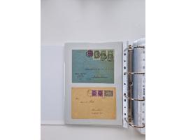 1920/23, umfangreiche Sammlung mit über 4600 Briefen, Karten und Ganzsachen. Dabei interessante Frankaturen, Blockeinheiten, 