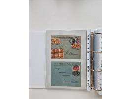 1920/23, umfangreiche Sammlung mit über 4600 Briefen, Karten und Ganzsachen. Dabei interessante Frankaturen, Blockeinheiten, 