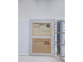 1920/23, umfangreiche Sammlung mit über 4600 Briefen, Karten und Ganzsachen. Dabei interessante Frankaturen, Blockeinheiten, 