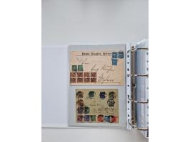 1920/23, umfangreiche Sammlung mit über 4600 Briefen, Karten und Ganzsachen. Dabei interessante Frankaturen, Blockeinheiten, 
