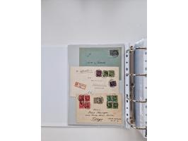 1920/23, umfangreiche Sammlung mit über 4600 Briefen, Karten und Ganzsachen. Dabei interessante Frankaturen, Blockeinheiten, 