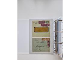 1920/23, umfangreiche Sammlung mit über 4600 Briefen, Karten und Ganzsachen. Dabei interessante Frankaturen, Blockeinheiten, 
