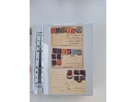 1920/23, umfangreiche Sammlung mit über 4600 Briefen, Karten und Ganzsachen. Dabei interessante Frankaturen, Blockeinheiten, 