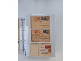 1920/23, umfangreiche Sammlung mit über 4600 Briefen, Karten und Ganzsachen. Dabei interessante Frankaturen, Blockeinheiten, 
