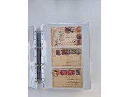 1920/23, umfangreiche Sammlung mit über 4600 Briefen, Karten und Ganzsachen. Dabei interessante Frankaturen, Blockeinheiten, 