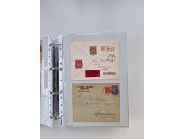 1920/23, umfangreiche Sammlung mit über 4600 Briefen, Karten und Ganzsachen. Dabei interessante Frankaturen, Blockeinheiten, 