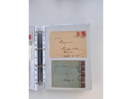 1920/23, umfangreiche Sammlung mit über 4600 Briefen, Karten und Ganzsachen. Dabei interessante Frankaturen, Blockeinheiten, 
