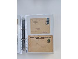 1920/23, umfangreiche Sammlung mit über 4600 Briefen, Karten und Ganzsachen. Dabei interessante Frankaturen, Blockeinheiten, 