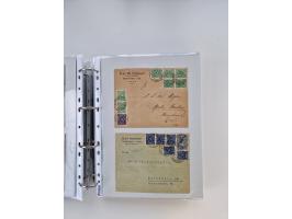 1920/23, umfangreiche Sammlung mit über 4600 Briefen, Karten und Ganzsachen. Dabei interessante Frankaturen, Blockeinheiten, 