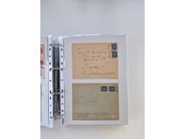 1920/23, umfangreiche Sammlung mit über 4600 Briefen, Karten und Ganzsachen. Dabei interessante Frankaturen, Blockeinheiten, 
