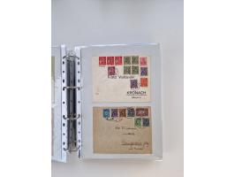1920/23, umfangreiche Sammlung mit über 4600 Briefen, Karten und Ganzsachen. Dabei interessante Frankaturen, Blockeinheiten, 