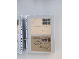 1920/23, umfangreiche Sammlung mit über 4600 Briefen, Karten und Ganzsachen. Dabei interessante Frankaturen, Blockeinheiten, 