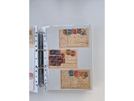 1920/23, umfangreiche Sammlung mit über 4600 Briefen, Karten und Ganzsachen. Dabei interessante Frankaturen, Blockeinheiten, 