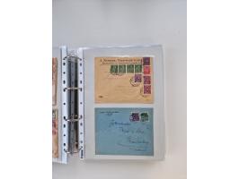 1920/23, umfangreiche Sammlung mit über 4600 Briefen, Karten und Ganzsachen. Dabei interessante Frankaturen, Blockeinheiten, 