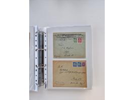1920/23, umfangreiche Sammlung mit über 4600 Briefen, Karten und Ganzsachen. Dabei interessante Frankaturen, Blockeinheiten, 