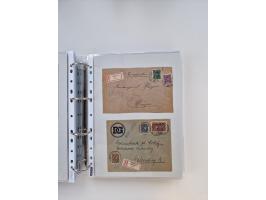 1920/23, umfangreiche Sammlung mit über 4600 Briefen, Karten und Ganzsachen. Dabei interessante Frankaturen, Blockeinheiten, 