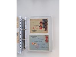 1920/23, umfangreiche Sammlung mit über 4600 Briefen, Karten und Ganzsachen. Dabei interessante Frankaturen, Blockeinheiten, 