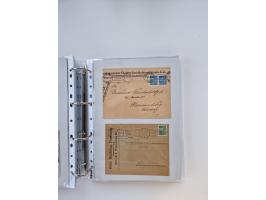 1920/23, umfangreiche Sammlung mit über 4600 Briefen, Karten und Ganzsachen. Dabei interessante Frankaturen, Blockeinheiten, 