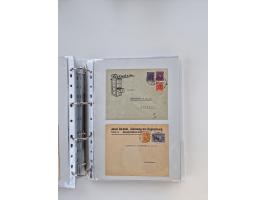 1920/23, umfangreiche Sammlung mit über 4600 Briefen, Karten und Ganzsachen. Dabei interessante Frankaturen, Blockeinheiten, 