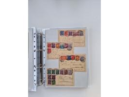 1920/23, umfangreiche Sammlung mit über 4600 Briefen, Karten und Ganzsachen. Dabei interessante Frankaturen, Blockeinheiten, 