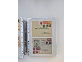 1920/23, umfangreiche Sammlung mit über 4600 Briefen, Karten und Ganzsachen. Dabei interessante Frankaturen, Blockeinheiten, 
