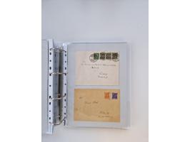 1920/23, umfangreiche Sammlung mit über 4600 Briefen, Karten und Ganzsachen. Dabei interessante Frankaturen, Blockeinheiten, 