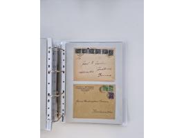 1920/23, umfangreiche Sammlung mit über 4600 Briefen, Karten und Ganzsachen. Dabei interessante Frankaturen, Blockeinheiten, 