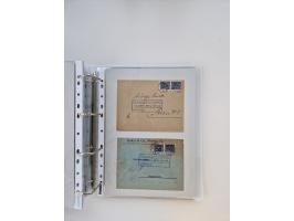 1920/23, umfangreiche Sammlung mit über 4600 Briefen, Karten und Ganzsachen. Dabei interessante Frankaturen, Blockeinheiten, 