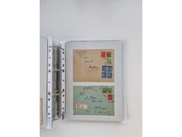 1920/23, umfangreiche Sammlung mit über 4600 Briefen, Karten und Ganzsachen. Dabei interessante Frankaturen, Blockeinheiten, 