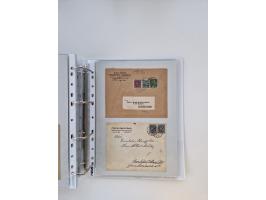 1920/23, umfangreiche Sammlung mit über 4600 Briefen, Karten und Ganzsachen. Dabei interessante Frankaturen, Blockeinheiten, 
