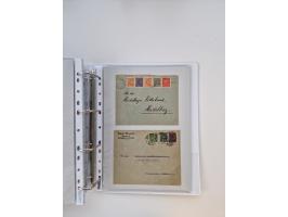 1920/23, umfangreiche Sammlung mit über 4600 Briefen, Karten und Ganzsachen. Dabei interessante Frankaturen, Blockeinheiten, 
