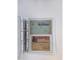 1920/23, umfangreiche Sammlung mit über 4600 Briefen, Karten und Ganzsachen. Dabei interessante Frankaturen, Blockeinheiten, 