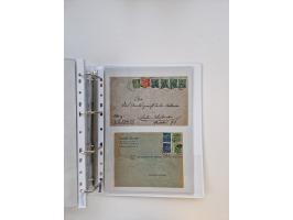 1920/23, umfangreiche Sammlung mit über 4600 Briefen, Karten und Ganzsachen. Dabei interessante Frankaturen, Blockeinheiten, 
