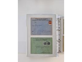 1920/23, umfangreiche Sammlung mit über 4600 Briefen, Karten und Ganzsachen. Dabei interessante Frankaturen, Blockeinheiten, 