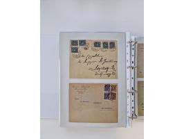 1920/23, umfangreiche Sammlung mit über 4600 Briefen, Karten und Ganzsachen. Dabei interessante Frankaturen, Blockeinheiten, 