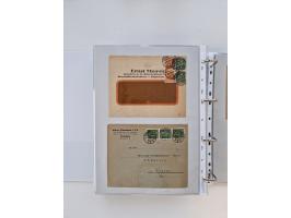 1920/23, umfangreiche Sammlung mit über 4600 Briefen, Karten und Ganzsachen. Dabei interessante Frankaturen, Blockeinheiten, 