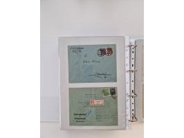 1920/23, umfangreiche Sammlung mit über 4600 Briefen, Karten und Ganzsachen. Dabei interessante Frankaturen, Blockeinheiten, 