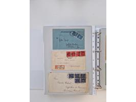 1920/23, umfangreiche Sammlung mit über 4600 Briefen, Karten und Ganzsachen. Dabei interessante Frankaturen, Blockeinheiten, 