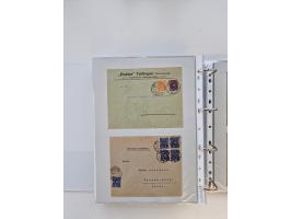 1920/23, umfangreiche Sammlung mit über 4600 Briefen, Karten und Ganzsachen. Dabei interessante Frankaturen, Blockeinheiten, 