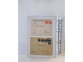 1920/23, umfangreiche Sammlung mit über 4600 Briefen, Karten und Ganzsachen. Dabei interessante Frankaturen, Blockeinheiten, 